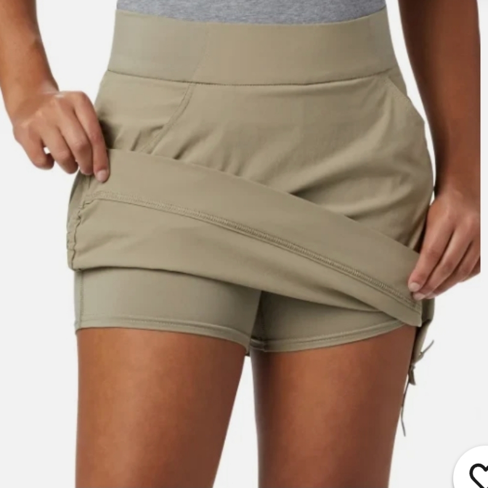 Columbia Omni Shade Women's Skort Tusk Tan Skirt - Picture 5 of 5